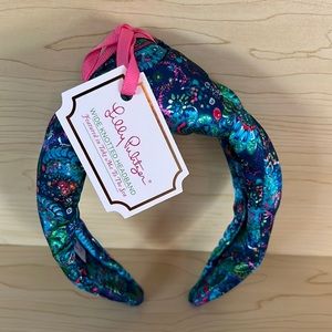 Lilly Pulitzer, Wide Knotted Headband featured in Take Me To The Sea NWT